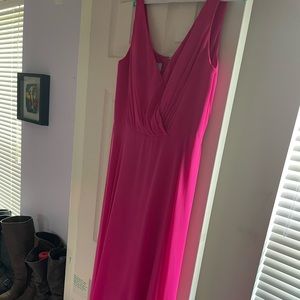 Bridesmaid dress from David’s Bridal